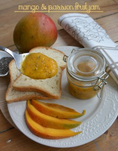 mango and passion fruit jam